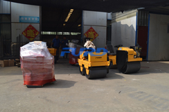 福瑞得機械手扶雙輪壓路機，手扶單輪壓路機，座駕壓路機及時包裝發貨